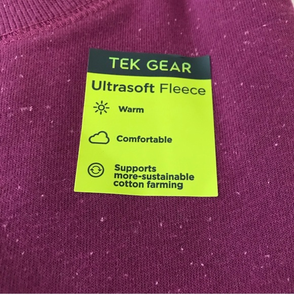 Tek Gear Sweatshirt Women’s Plus Size Orchid Purple Ultrasoft Fleece NWT - Picture 5 of 7